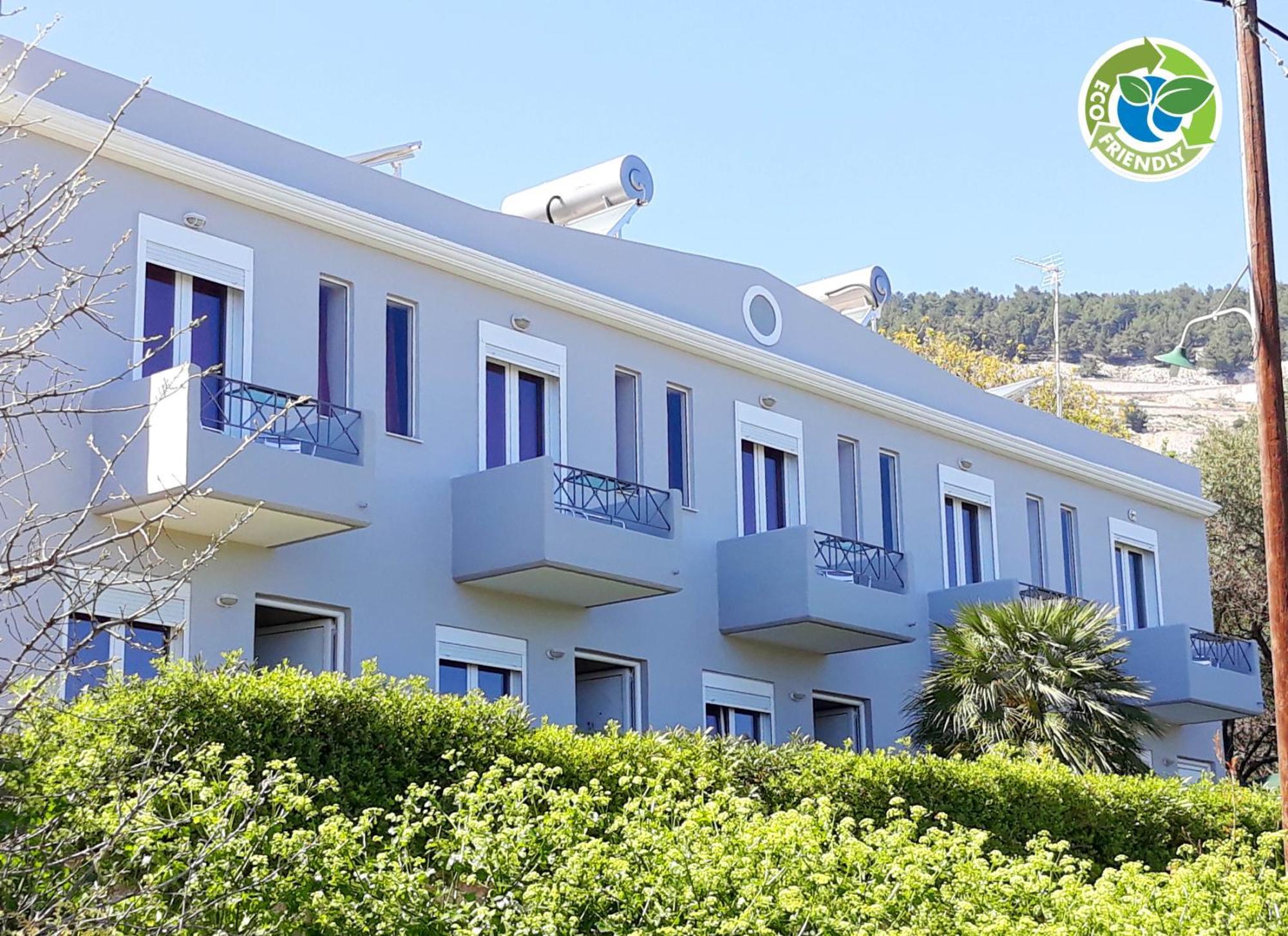 Point Twins Apartments Vrontádos Exterior foto